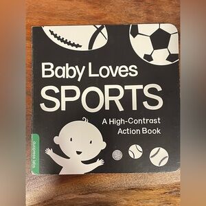 Baby Loves Sports High-Contrast Book EUC